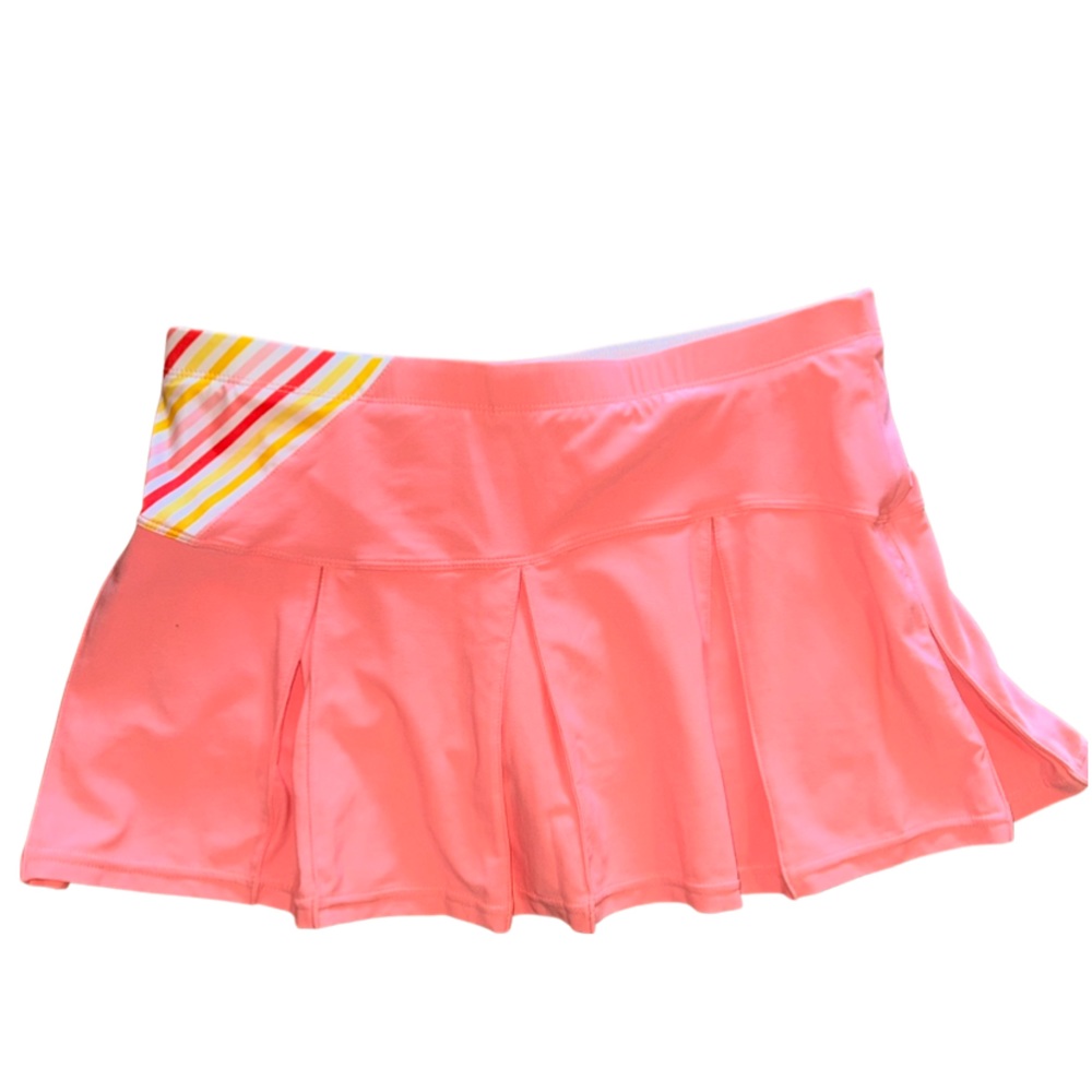 Nike Womens Dri-Fit Coral Pink Tennis Skirt Size Small - Picture 3 of 5
